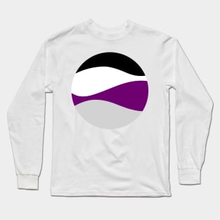 Demisexual Waves Circle Long Sleeve T-Shirt